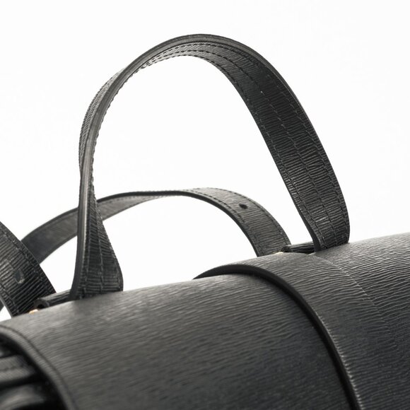 Senreve Midi Maestra Black Textured-Leather Backpack - Picture 9 of 16